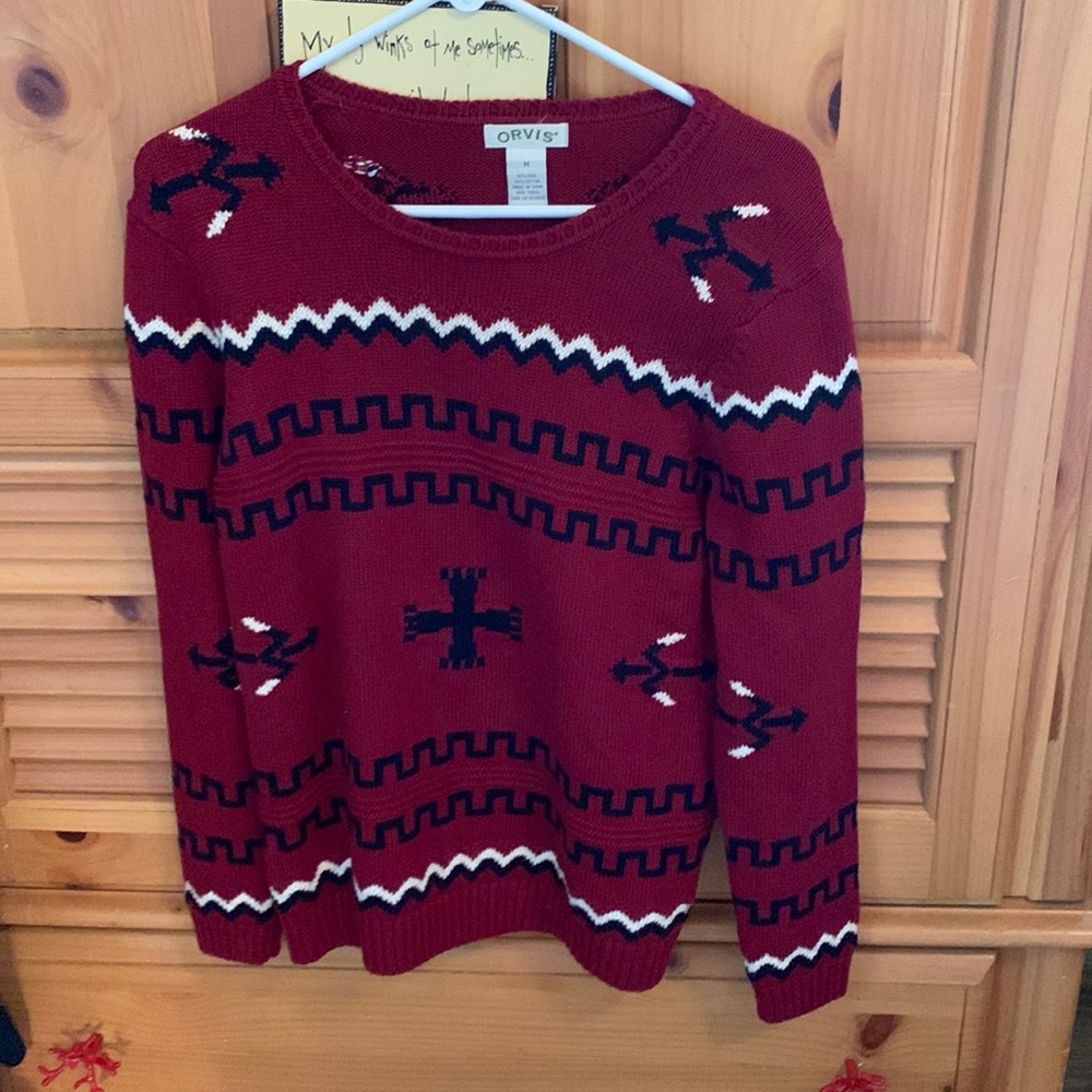 ORVIS SWEATER SZ MEDIUM